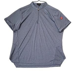 VTG McDonald’s Unisex 1/4 Zip Shirt L Gray Uniform Workwear Streetwear Nostalgic